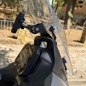 TVS Apache RTX windshield extenders - Mildsteel