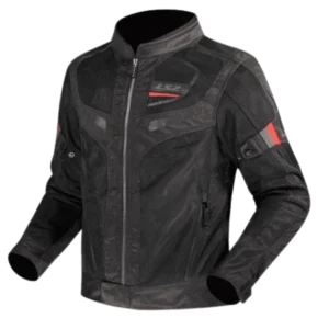LS2 GARDA AIR JACKET - BLACK RED
